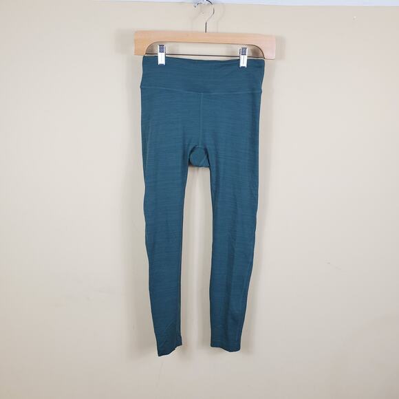 Outdoor Voices Muted Green Mid-rise Cropped Leggings Women's Size S - Picture 1 of 7